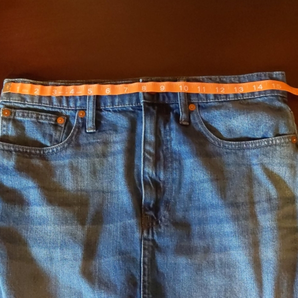 Madewell Rigid Denim A-Line Mini Skirt 29 - Picture 5 of 6